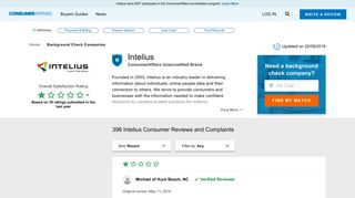 Top 391 Reviews and Complaints about Intelius | Page 2