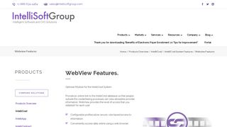 Webview Features – IntelliSoft Group