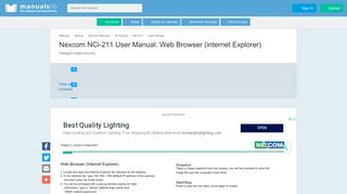 Web Browser (internet Explorer) - Nexcom NCi-211 User Manual ...