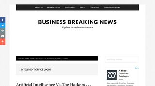 Intelligent office login – Tag – Business Breaking News