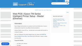 Web POS | Epson TM Series Intelligent Printer Setup - Master ...
