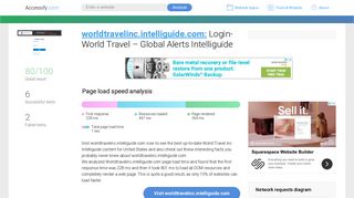 Access worldtravelinc.intelliguide.com. Login- World Travel – Global ...