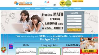 IntelliSeeds | Strengthen Math, Reading or IQ | Practice and Speed ...