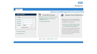 NHS SC Procurement Portal