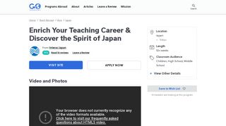 Enrich Your Teaching Career & Discover the Spirit of Japan | Go ...