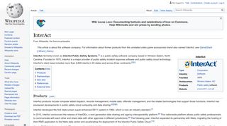 InterAct Public Safety - Wikipedia