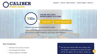 InterAct Records Management Software | Caliber Public Safety & Justice