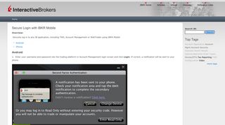 Secure Login with IBKR Mobile | IB Knowledge Base