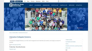 Interactive Collegiate Solutions | Indiana State University