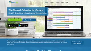 Teamup Calendar – Shared online calendar for groups – Organizing ...