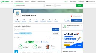 Interactive Health Reviews | Glassdoor