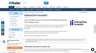 Interactive Investor share dealing | finder UK - Finder.com