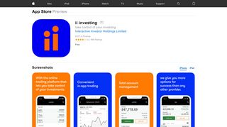 ii investing on the App Store - iTunes - Apple