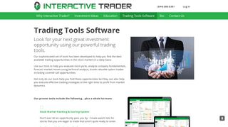 Trading Tools | Interactive Trader