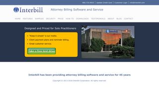 Interbill: Attorney Billing Software - Service