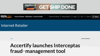 Accertify launches Interceptas fraud-management tool
