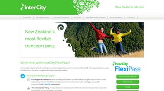 Why choose FlexiPass | New Zealand backpacker bus pass - InterCity