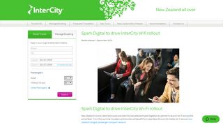 Spark Digital to drive InterCity Wifi rollout