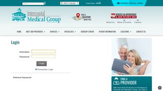 Login - Intercoastal Medical Group