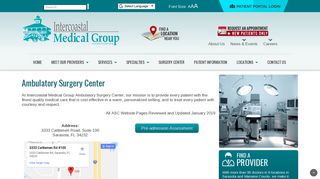 Ambulatory Surgery Center Sarasota, FL - Intercoastal Medical Group