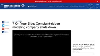 7 On Your Side: Previously-featured modeling company shuts down ...