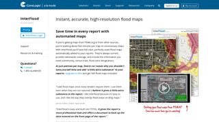 InterFlood - Flood Maps - a la mode