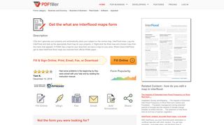 What Are Interflood Maps - Fill Online, Printable, Fillable, Blank ...