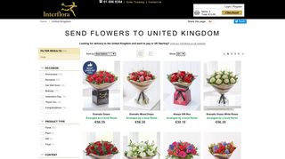 Send Flowers to the United Kingdom with Interflora