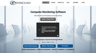 user activity monitoring - Interguard Software