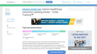 Access interim.tortal.net. Interim HealthCare University Learning ...