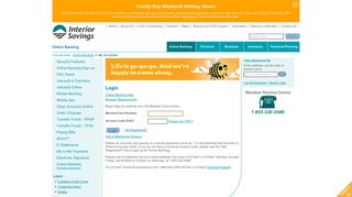 Online Banking - Interior Savings