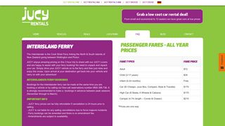 Get Interisland Ferry Tickets With JUCY & Save | JUCY Rentals