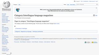 Category:Interlingua-language magazines - Wikipedia