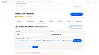 Working at INTERLINK EXPRESS: Employee Reviews about Culture ...