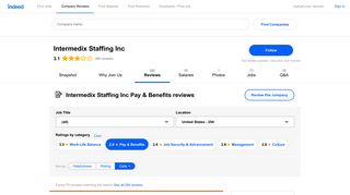 Working at Intermedix Staffing Inc: 68 Reviews about Pay & Benefits ...