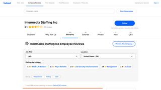 Working at Intermedix Staffing Inc: 254 Reviews | Indeed.com