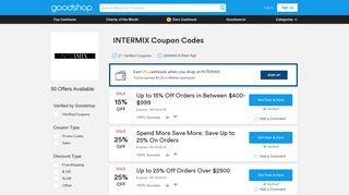 30% Off INTERMIX Coupons, Promo Codes, Feb 2019 - Goodshop