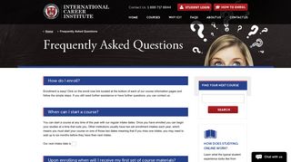 FAQ - International Career Institute