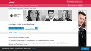 International Career Institute | StudyLink