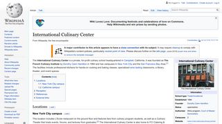 International Culinary Center - Wikipedia