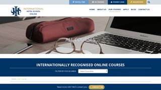 Courses - International Hotel School