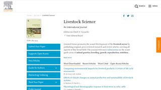 Livestock Science - Journal - Elsevier