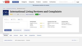 92 International Living Reviews and Complaints @ Pissed Consumer