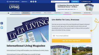 International Living Magazine | US Edition - Up to 35% Discount