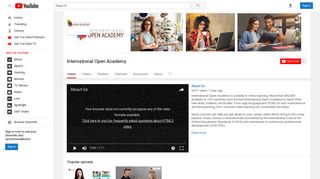 International Open Academy - YouTube