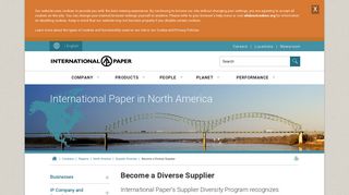 Become a Diverse Supplier - International Paper