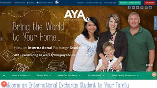 Academic Year in America: AYA | Host a Foreign Exchange Student