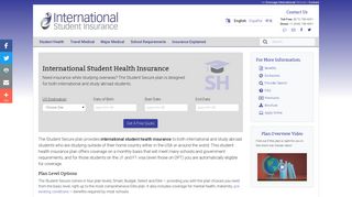 International Student Health Insurance | Student Secure