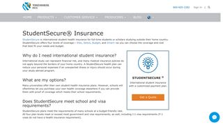 StudentSecure® Insurance - HCC Medical Insurance Services