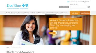 Members | International Student Health Insurance - GeoBlue Students
